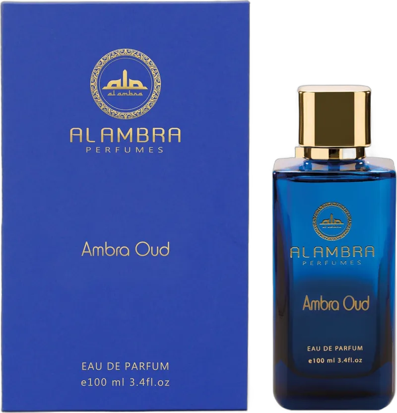 Al Ambra Ambra Oud fles en doos
