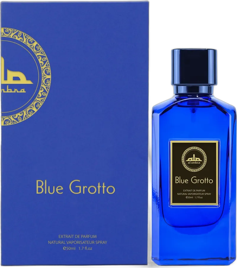 Al Ambra Blue Grotto Flasche und Verpackung
