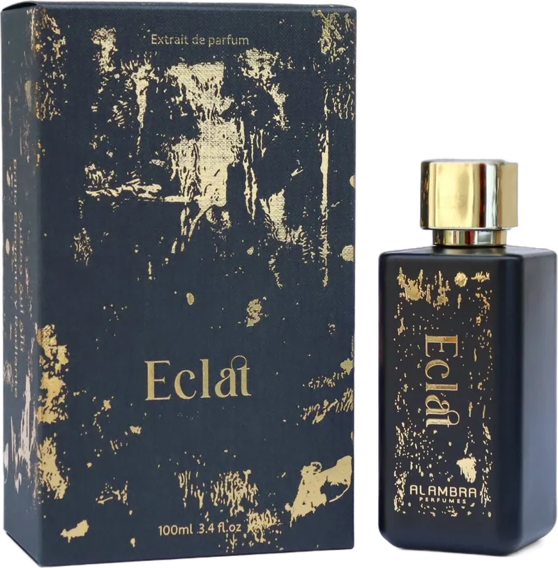 Al Ambra Eclat Flasche und Verpackung