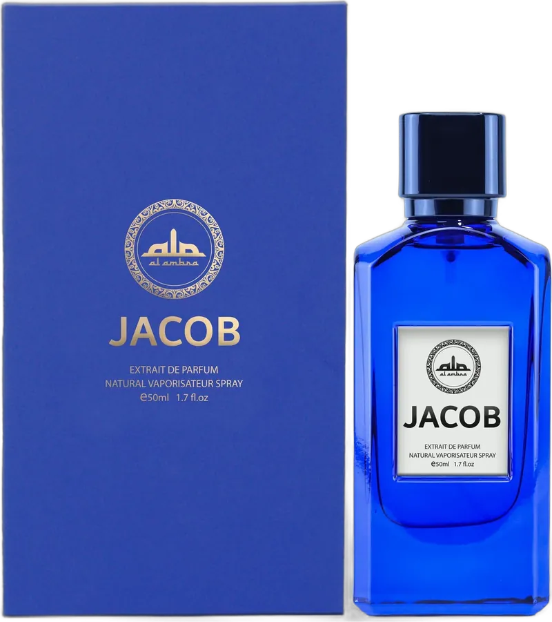 Al Ambra Jacob Flasche und Verpackung