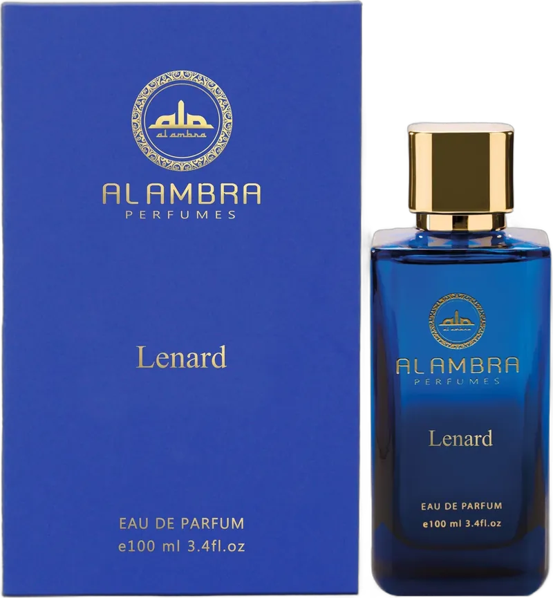 Al Ambra Lenard Flasche und Verpackung