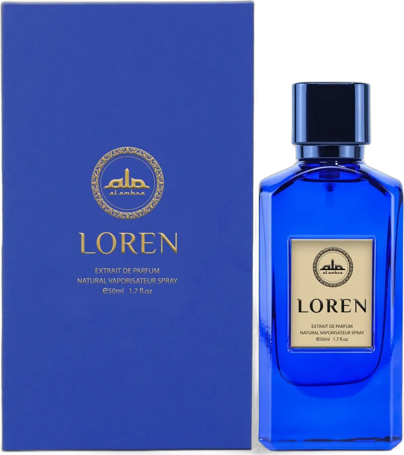 Flacon et boîte de Al Ambra Loren