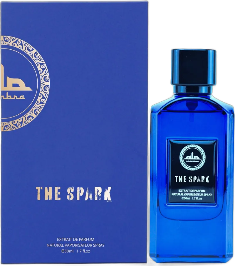 Al Ambra The Spark Flasche und Verpackung
