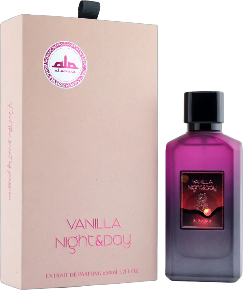 Al Ambra Vanilla Night & Day Flasche und Verpackung